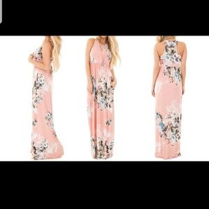 Long Floral Maxi Dress